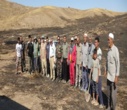 اطفاء حریق در اراضی مرتعی روستای قربان‌پیکار و همچنین یانبلاغ گلیداغ مراوه‌تپه