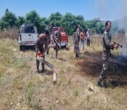 مانور بزرگ اطفاء حریق در روستای «اجن سنگرلی» کلاله برگزار شد