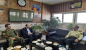 نشست سرپرست اداره کل منابع طبیعی و آبخیزداری گلستان  با فرمانده انتظامی استان 