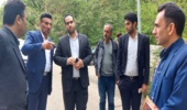 بازدید معاون پیشگیری از وقوع جرم دادسرای عمومی و انقلاب شهرستان گرگان از پارک جنگلی النگدره