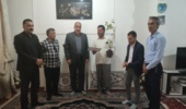 دیدار و تجلیل از همکار باز نشسته آزاده منابع طبیعی و آبخیزداری علی آبادکتول