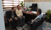 جلسه سرپرست منابع طبیعی و آبخیزداری با بخشدار بخش مرکزی آزادشهر