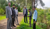 بازدید مدیر کل فرودگاه های گلستان از نهالستان قرق جهت تعیین گونه و کاشت در عرصه فرودگاه