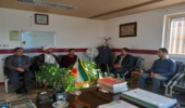 جلسه کارکنان منابع طبیعی با رئیس دانشگاه آزاد مینودشت 