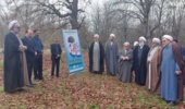گزارش تصویری مراسم درختکاری روحانیون در پارک جنگلی قرق 