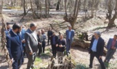 بازدید رئیس کل دادگستری گلستان از پروژه احیاء اکوسیستم النگدره
