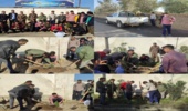 کاشت نهال محبت در مدرسه پسرانه استثنایی حکمت روستای نوده کتول علی آباد