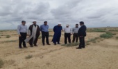 بازدید نماینده ولی فقیه سازمان منابع طبیعی کشور از پروژه های اصلاحی احیایی آق قلا