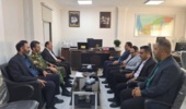 نشست مدیرکل منابع طبیعی و آبخیزداری گلستان با رئیس پلیس امنیت اقتصادی گلستان 