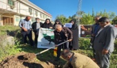کاشت نهال به مناسبت روز جهانی خاک "همزمان با هشتمین کاروان ترویج بهره‌وری ویژه الگوی کشت ملی"