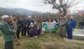 پویش نهالکاری نهال فجر در آرامستان روستای تنگراه گالیکش