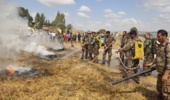 برگزاری مانور بزرگ اطفاء حریق و مدیریت بحران در شهرستان مراوه‌تپه
