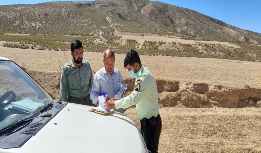 حکم خلع ید در محدوده مرتع دره یول خاری روستای یانبلاق اجرا شد