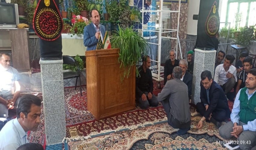 برگزاری میز خدمت روستای نراب از توابع شهرستان آزادشهر 