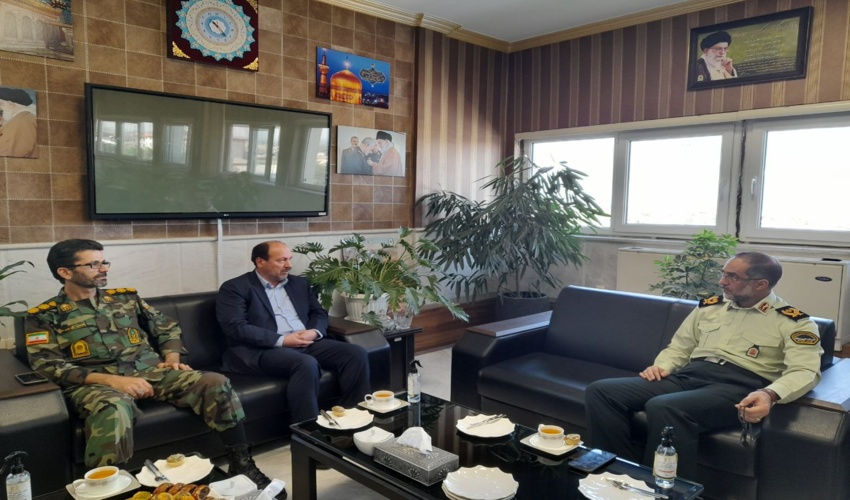 نشست سرپرست اداره کل منابع طبیعی و آبخیزداری گلستان  با فرمانده انتظامی استان 
