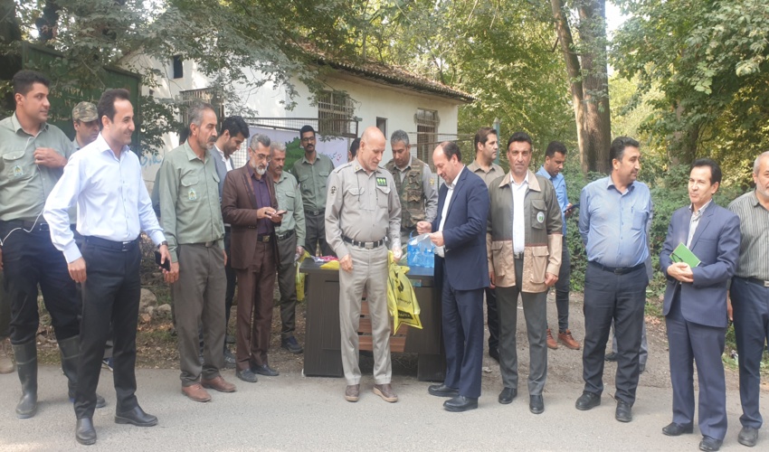 گزارش تصویری / مراسم پاکسازی جنگل در قرن آباد برگزار شد