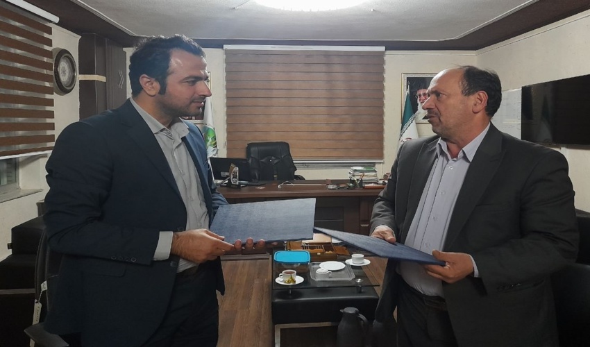 امضای تفاهم نامه مشارکتی بین اداره کل منابع طبیعی و آبخیزداری استان گلستان و نماینده مجتمع کشت و صنعت شمال منطقه چات شهرستان گنبد