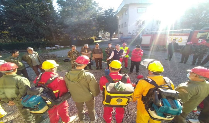 برگزاری دوره آموزشی اطفاء حریق منابع طبیعی و آبخیزداری رامیان برگزار شد