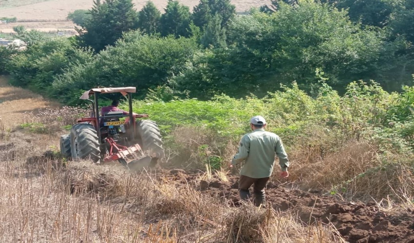 شروع عملیات احداث آتش بر در اراضی حاشیه جنگل و زمین های زراعی گرگان