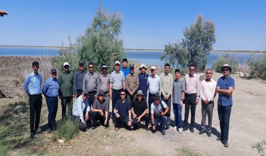 بازدید اساتید مرکز تحقیقات شین جیانگ و اکولوژی آسیای مرکزی چین از پروژه های منابع طبیعی گلستان