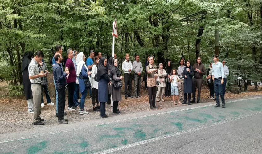 بازدید متخصصین حوزه محیط زیست کشور از پروژه های آبخیزداری پارک جنگلی النگدره گرگان