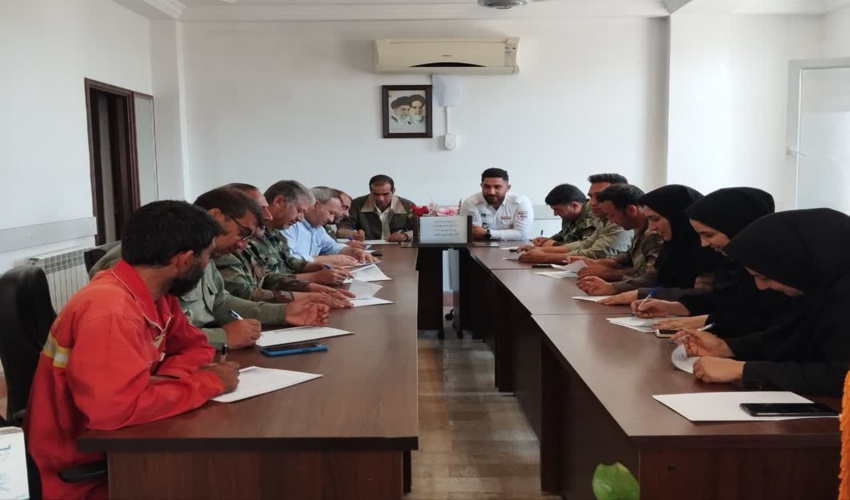 برگزاری آزمون کمک های اولیه هلال احمر ویژه نیروهای حفاظتی منابع طبیعی  گالیکش   