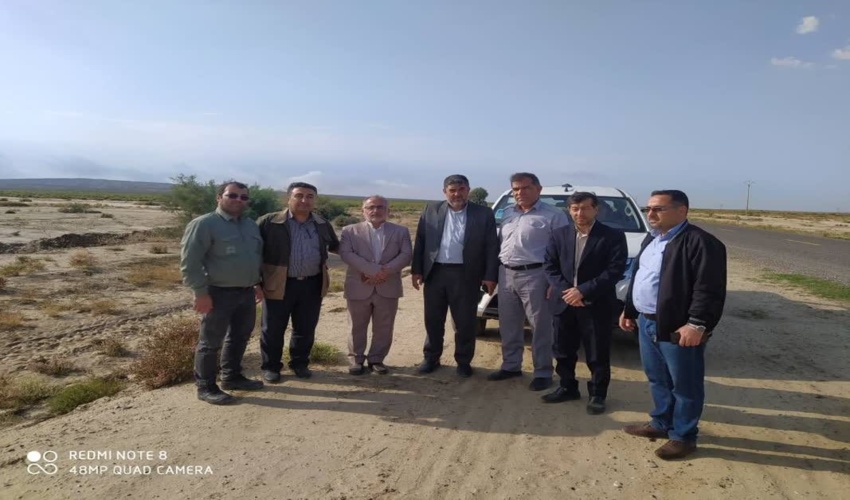 بازدید کارشناسان دفتر امور بیابان سازمان از نهالستان و پروژه های اصلاحی احیایی گنبدکاووس و مراوه تپه 