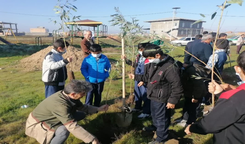 آغاز رسمی و سراسری درختکاری طرح مردمی کاشت یک میلیارد درخت در شهرستان بندرترکمن