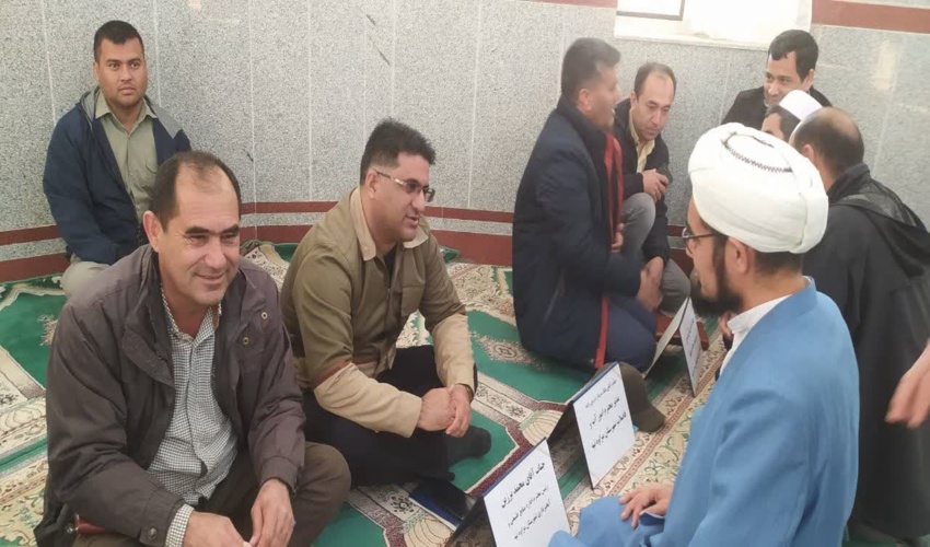 میزخدمت کاروان پیشرفت و توسعه مراوه تپه در دهستان پالیزان روستای قازانقایه