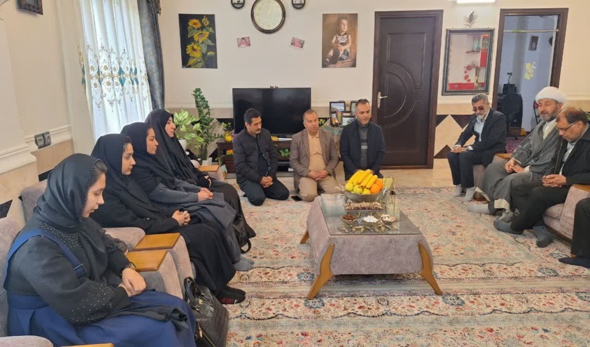 گزارش تصویری بازدید از خانواده جنگلبان مرحوم میثم تیموری