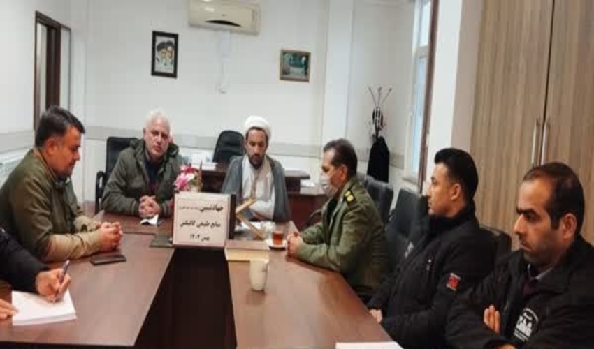 جلسه ای با محوریت جهاد تبیین و روشنگری حضور مردم در انتخابات در منابع طبیعی گالیکش برگزار شد