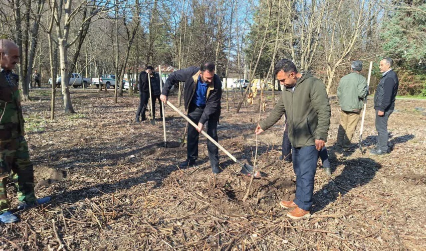 گزارش تصویری  افتتاح ساختمان طرح  و کاشت نهال در حاشیه نشست مدیریت پایدار جنگل های هیرکانی 