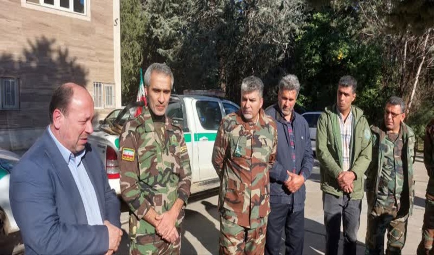 بازدید مدیرکل منابع طبیعی و آبخیزداری گلستان از همکاران در اداره رامیان