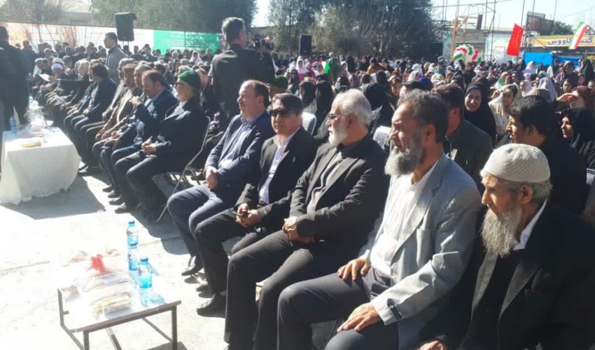 حضور مدیرکل منابع طبیعی گلستان در مراسم آیین متمرکز افتتاح پروژه های عمرانی روستای قوینلی گدایجه گنبد کاووس 