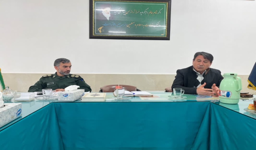 جلسه برنامه ریزی و اجرائی کاشت نهال با سپاه گنبد کاووس برگزار شد