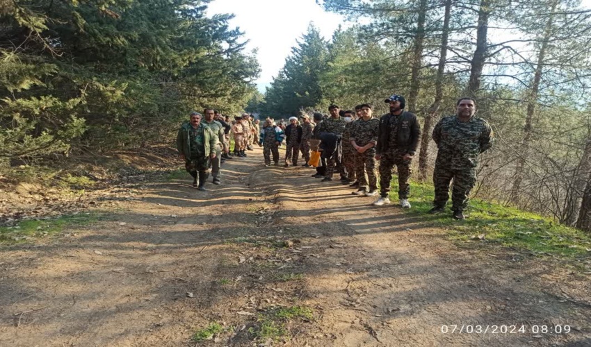 همایش پیاده روی و جنگل گردشی نیروهای حفاظتی منابع طبیعی و بسیجیان آزادشهر