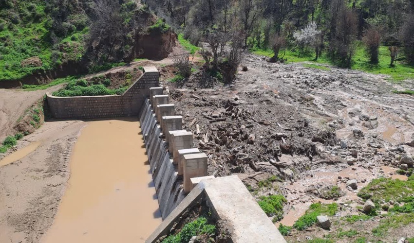 اثر بخشی سازه های ابخیزداری طی بارش های فروردین ماه