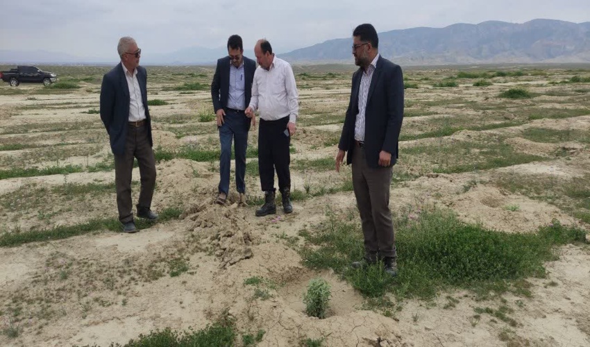 بازدید مدیر کل منابع طبیعی و آبخیزداری استان گلستان از پروژه های مراوه تپه 