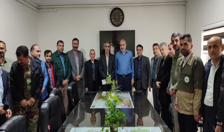 تکریم و معارفه رئیس اداره منابع طبیعی و آبخیزداری علی آبادکتول انجام شد