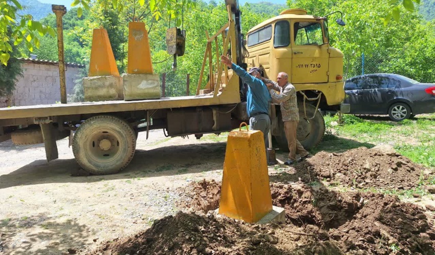 قلع و قمع عرصه و اعیان در اراضی منابع ملی درتوسکستان گرگان