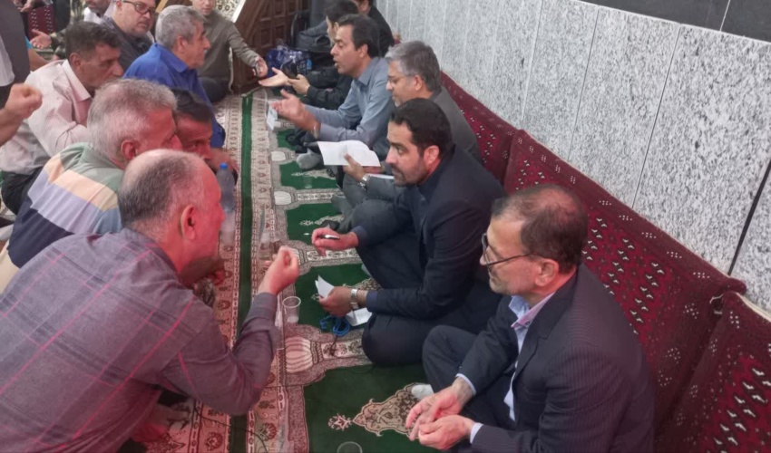 طرح هفت مسجد ، هفت شب ، هفت میز خدمت بمناسبت هفته دولت انجام شد