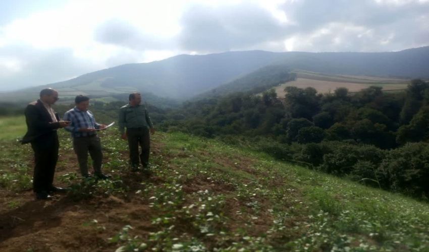 خلع ید از اراضی ملی در صالح آباد کلاله انجام شد