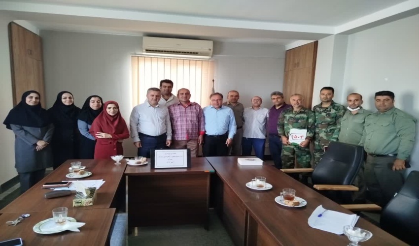 جلسه شورای اداری منابع طبیعی بندرگز با حضور رئیس اداره و کارشناسان شهرستانی برگزار شد