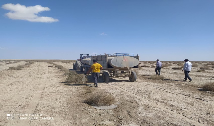 بازدید از پروژ های حوزه مرتع و بیابان شهرستان گنبد کاووس