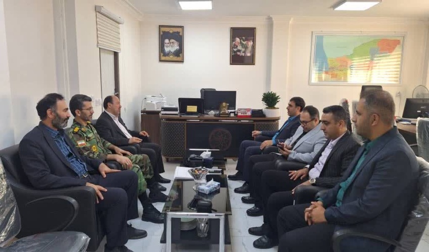 نشست مدیرکل منابع طبیعی و آبخیزداری گلستان با رئیس پلیس امنیت اقتصادی گلستان 