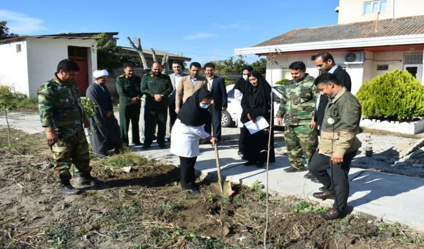 کاشت نهال سلامت در روز پرستار انجام شد.