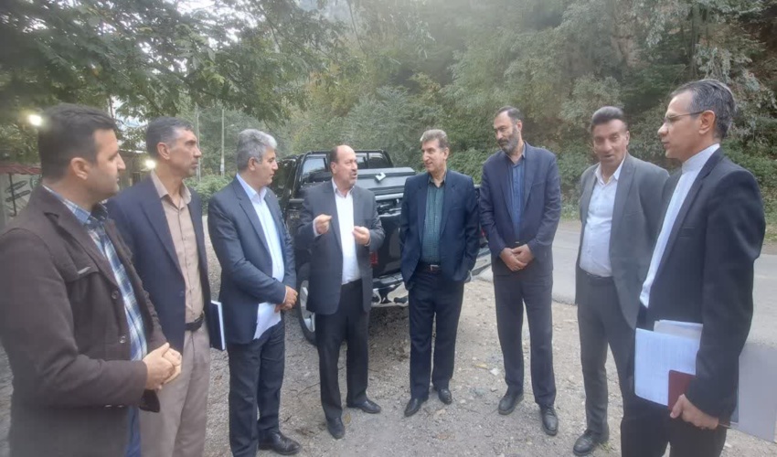 بازدید میدانی رئیس و اعضاء کمیته فنی سازمان منابع طبیعی کشور از پارک جنگلی چهل چای