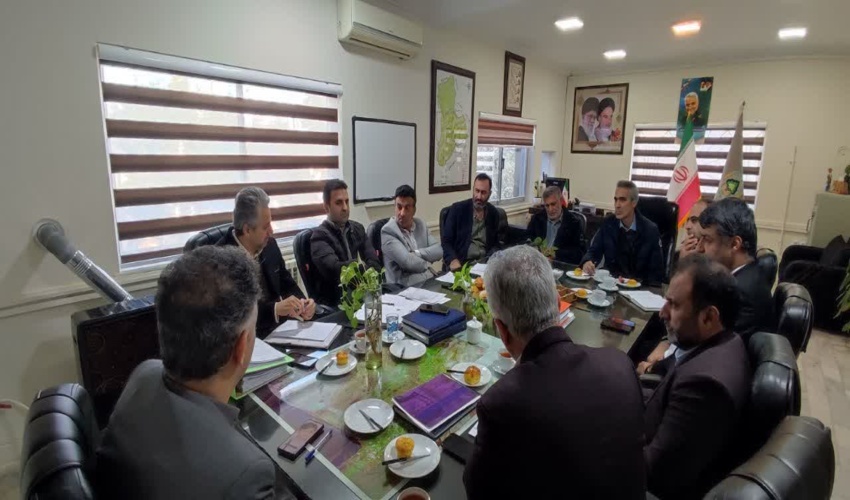 برگزاری جلسه بررسی و روند پیشرفت فیزیکی تعهدات سال اول اجرایی پارک طبیعت کبودوال