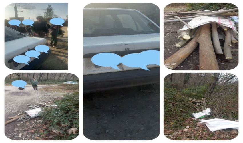 متخلفین منابع طبیعی توسط مامورین حفاظتی واحد زرین گل دستگیر شد