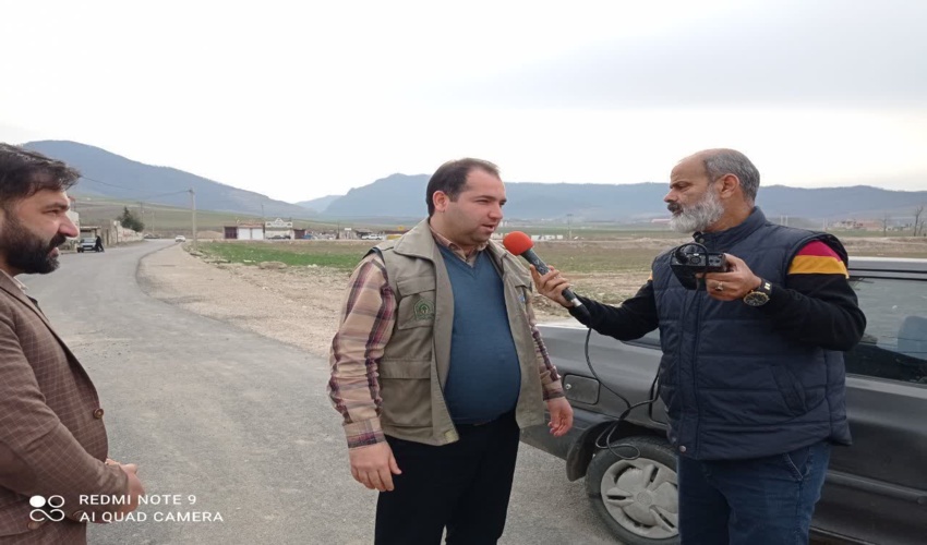 ضبط برنامه رادیویی صدای آبادی در روستای سندیکا بخش مرکزی شهرستان گالیکش 